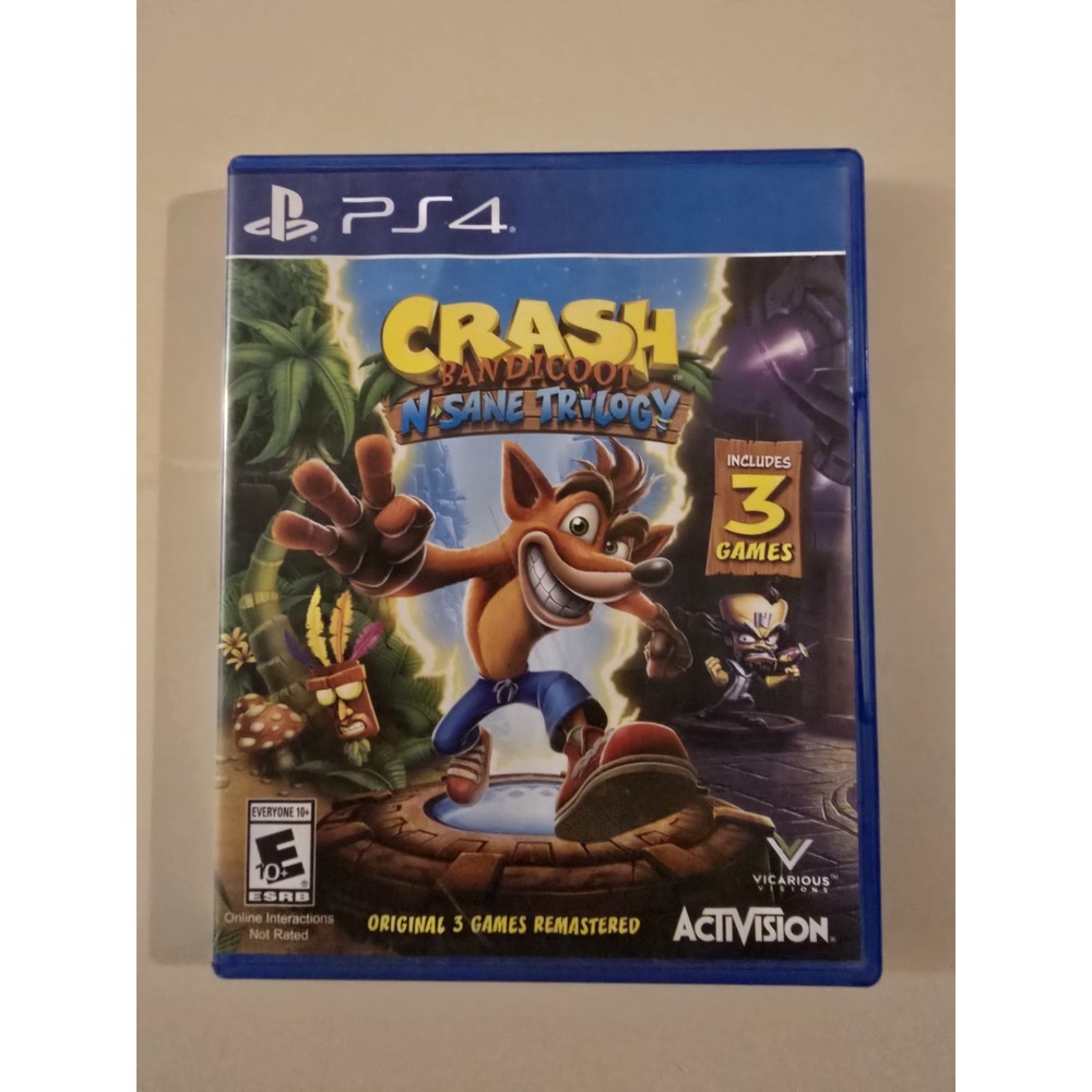 Crash Bandicoot: N. Sane Trilogy Sony PlayStation 4 PS4 Tested Game
